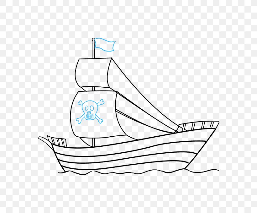 Drawing Image Tutorial Ship Piracy, PNG, 680x678px, Drawing, Boat, Boating, Cartoon, Coloring Book Download Free