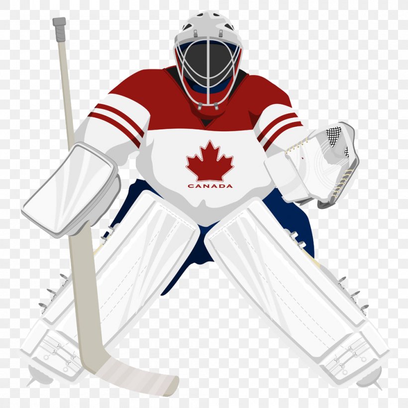 National Hockey League Goaltender Ice Hockey Clip Art, PNG, 1000x1000px, National Hockey League, Baseball Equipment, Brand, Clothing, Fictional Character Download Free