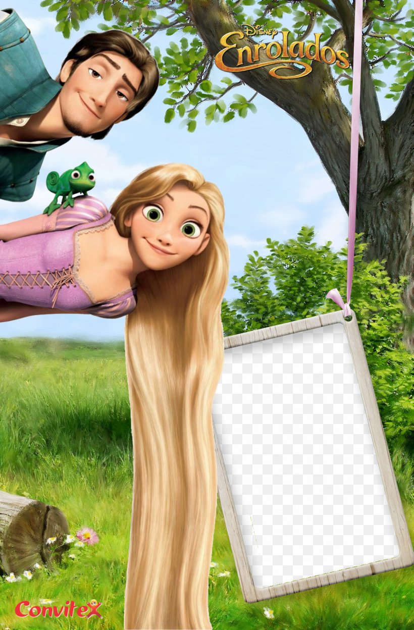 Rapunzel Flynn Rider Tangled Gothel Convite, PNG, 1164x1772px, Watercolor, Cartoon, Flower, Frame, Heart Download Free