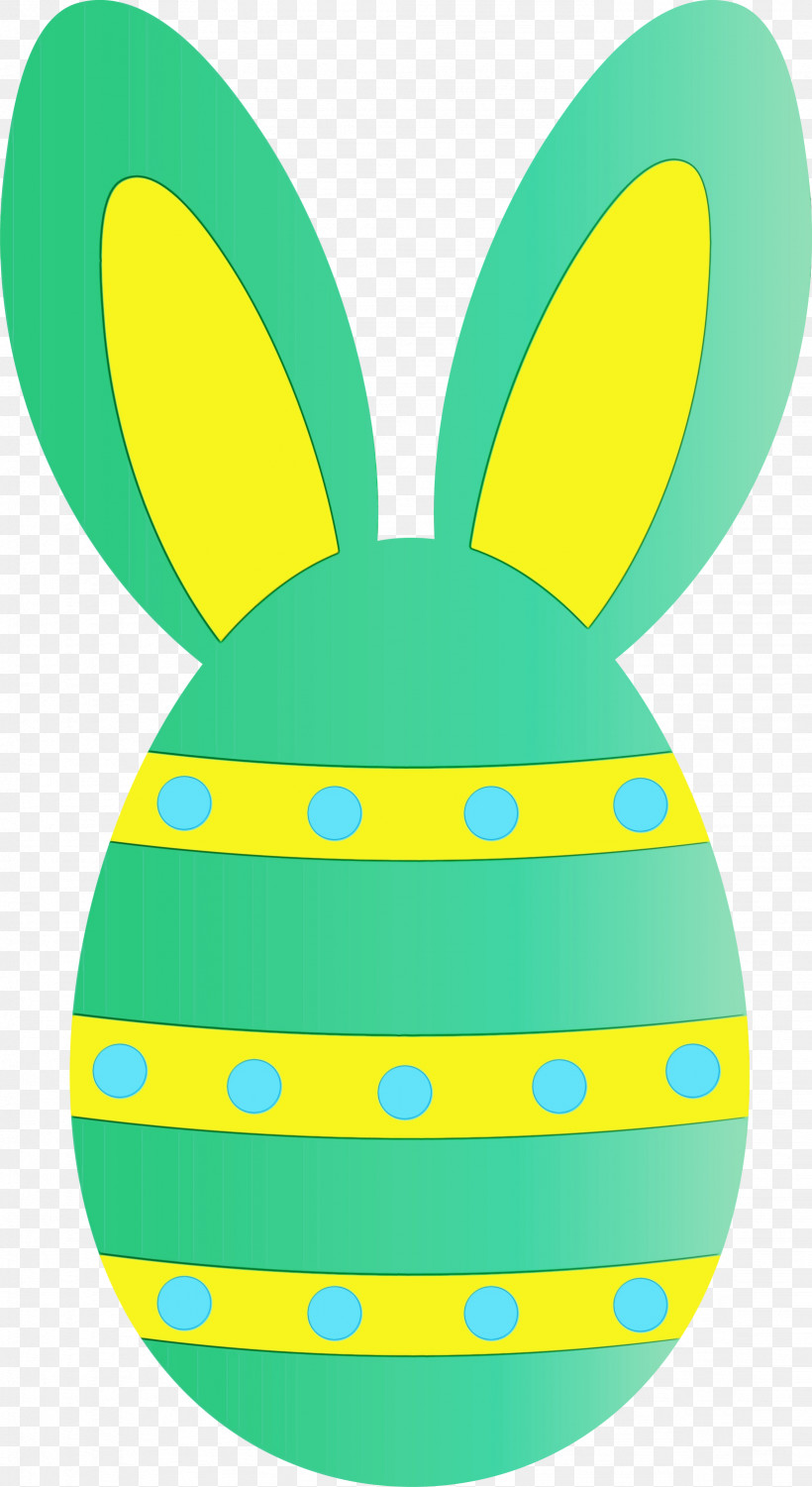 Easter Egg, PNG, 1638x3000px, Easter Egg With Bunny Ears, Easter Bunny, Easter Egg, Green, Paint Download Free