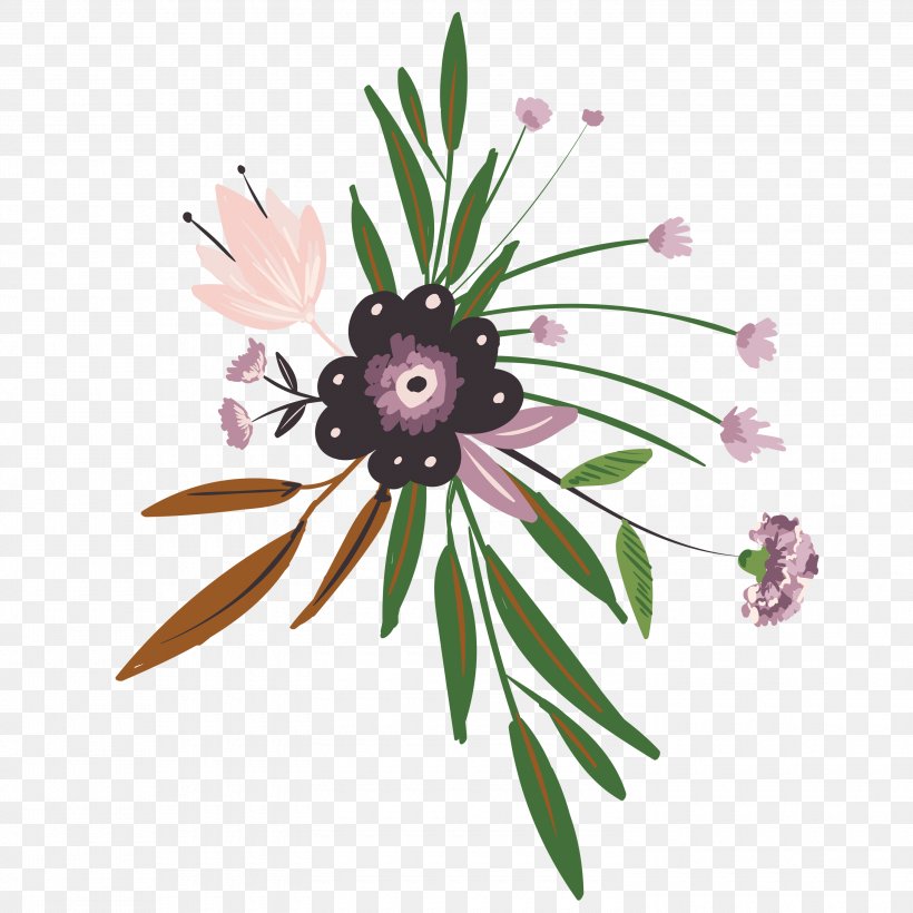 Floral Design Flower Drawing, PNG, 3000x3000px, Floral Design, Cut Flowers, Designer, Drawing, Flora Download Free