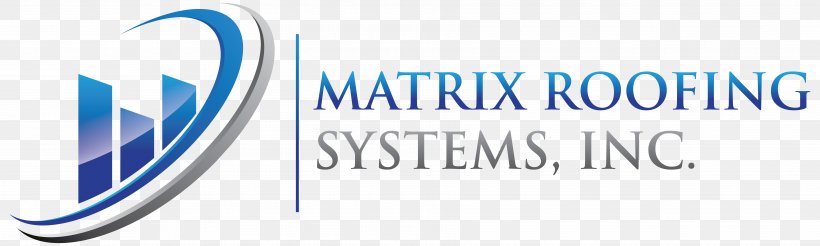 Logo Brand Organization Matrix Roofing Systems, Inc. Product, PNG, 7226x2168px, Logo, Blue, Brand, Organization, Roof Download Free