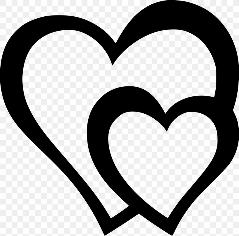Love Heart Line Clip Art, PNG, 980x966px, Love, Area, Black And White, Heart, Monochrome Photography Download Free