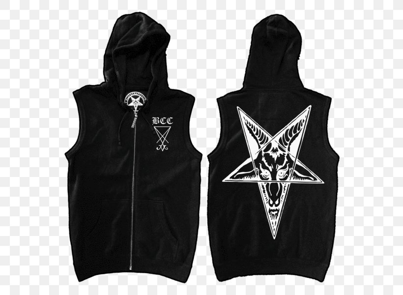 T-shirt Hoodie Baphomet Blackcraft Cult Clothing, PNG, 581x600px, Tshirt, Baphomet, Black, Blackcraft Cult, Brand Download Free