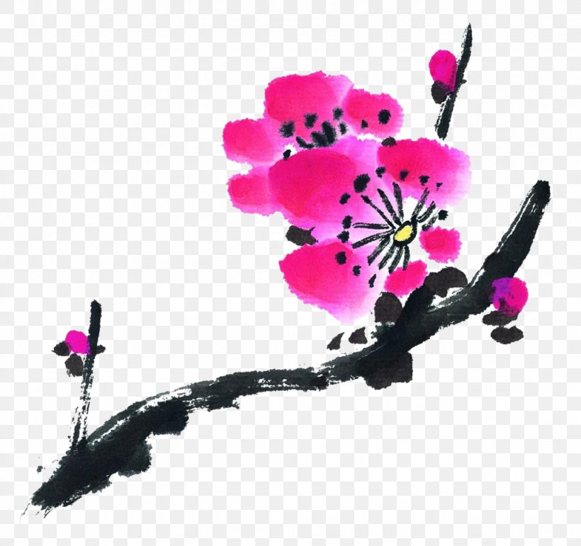 Ink Wash Painting Chinese Painting Shan Shui, PNG, 1024x964px, Ink Wash Painting, Art, Blossom, Body Jewelry, Branch Download Free