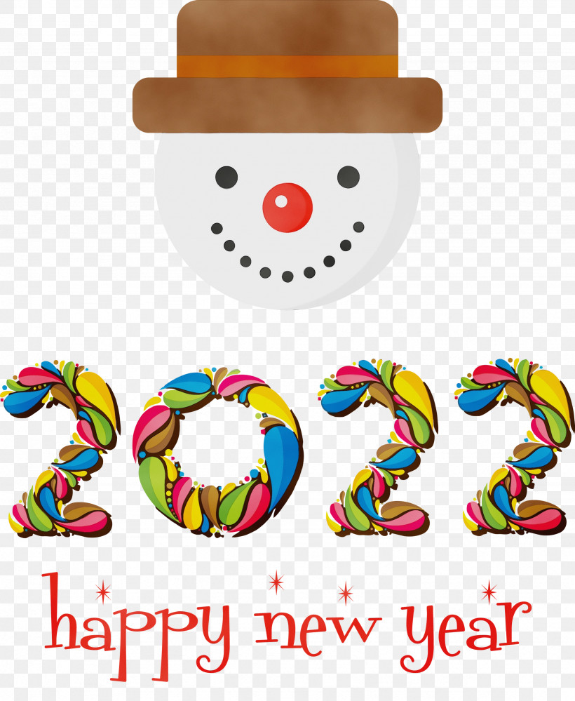 Meter Infant, PNG, 2461x3000px, Happy New Year, Infant, Meter, Paint, Watercolor Download Free