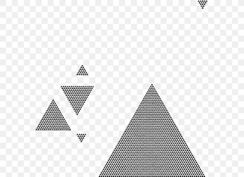 Triangle Black And White Clip Art, PNG, 582x595px, Triangle, Art, Black And White, Black Triangle, Brand Download Free