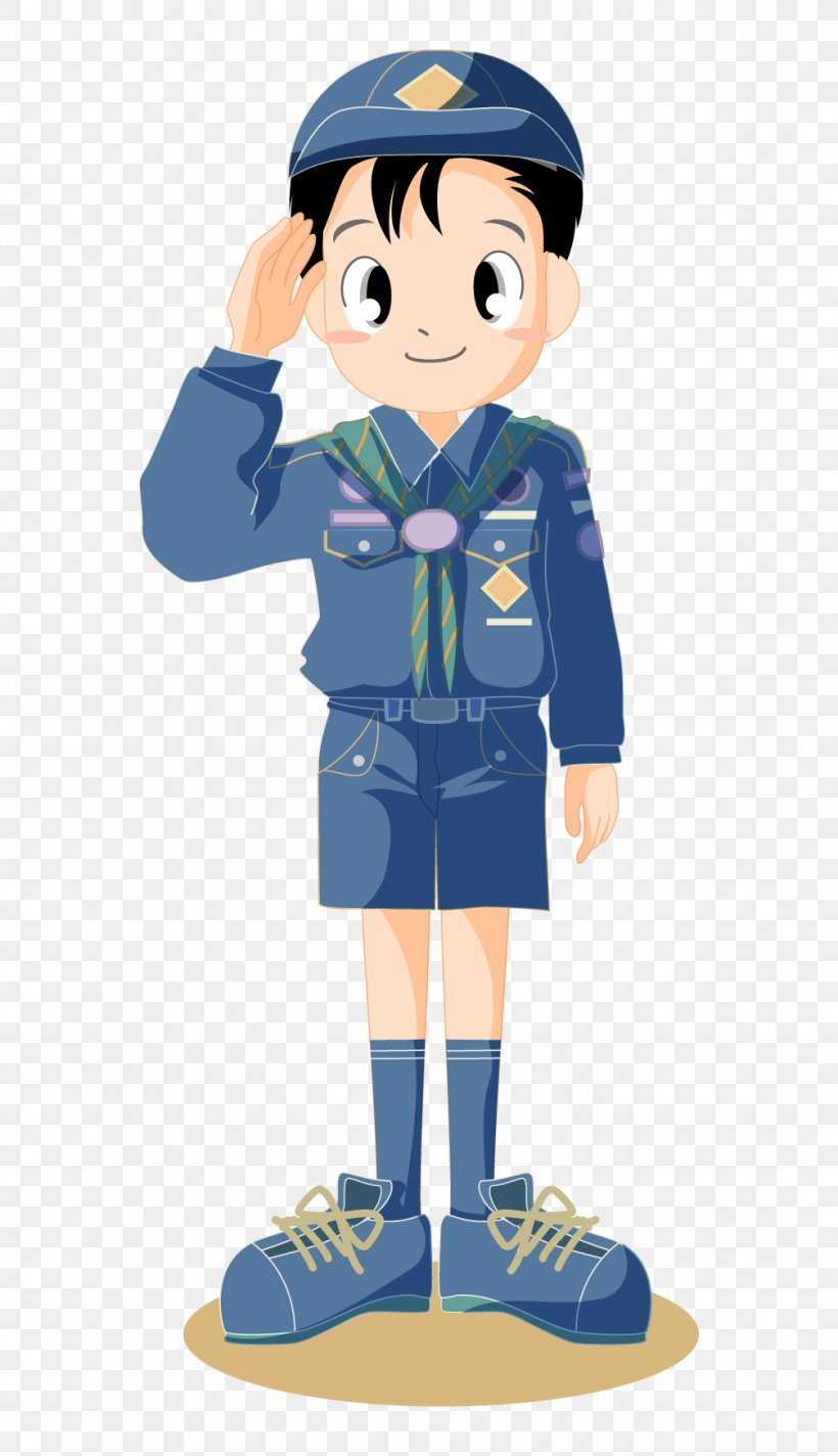 Cartoon Scout Mascot Professional, PNG, 1006x1748px, Cartoon, Figurine, Joint, Mascot, Play Download Free