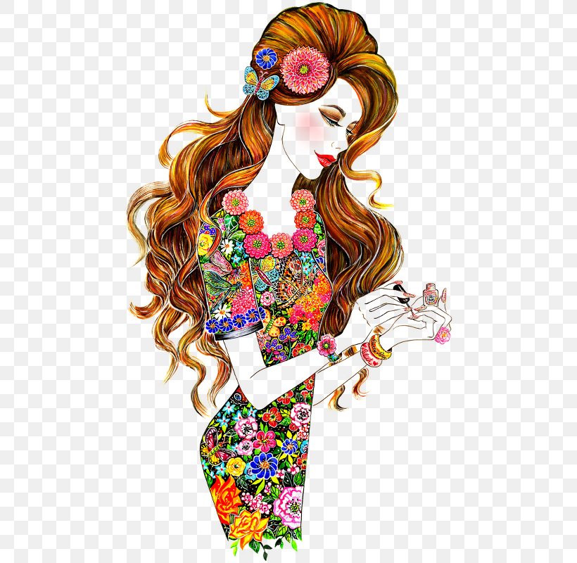 Fashion Illustration Drawing Illustrator, PNG, 477x800px, Watercolor, Cartoon, Flower, Frame, Heart Download Free