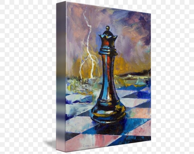 Chess Queen Art Painting Canvas, PNG, 468x650px, Chess, Acrylic Paint, Art, Artcom, Artwork Download Free