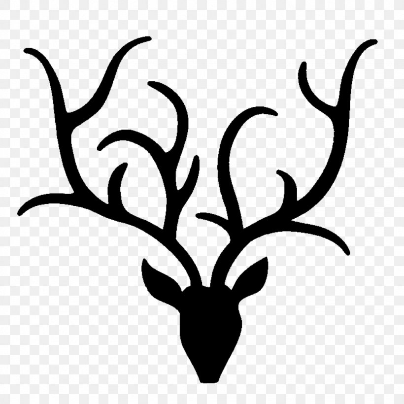 Reindeer Rudolph Clip Art Openclipart, PNG, 1024x1024px, Reindeer, Antler, Blackandwhite, Deer, Drawing Download Free