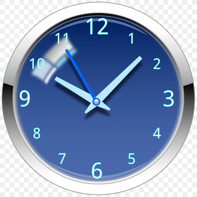 Alarm Clocks Desktop Wallpaper Clip Art, PNG, 999x999px, Clock, Alarm Clocks, Blue, Clock Face, Cobalt Blue Download Free