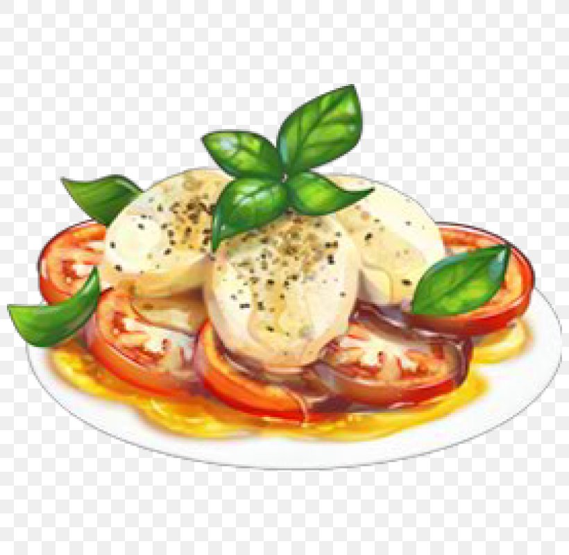 Caprese Salad ChefVille Pizza Recipe, PNG, 800x800px, Caprese Salad ...