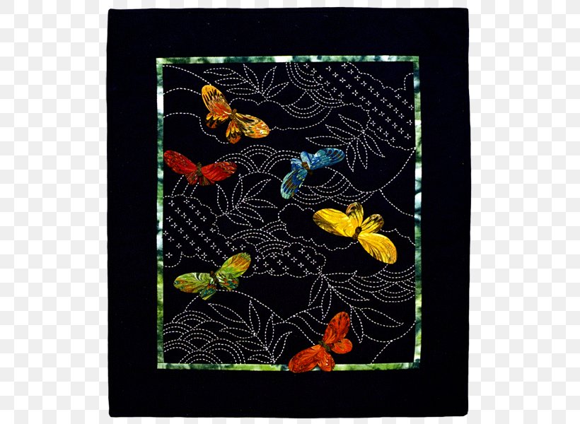 Easy Japanese Quilt Style Pattern Quilting Sashiko Stitching, PNG, 600x600px, Quilt, Applique, Art, Bedding, Butterfly Download Free