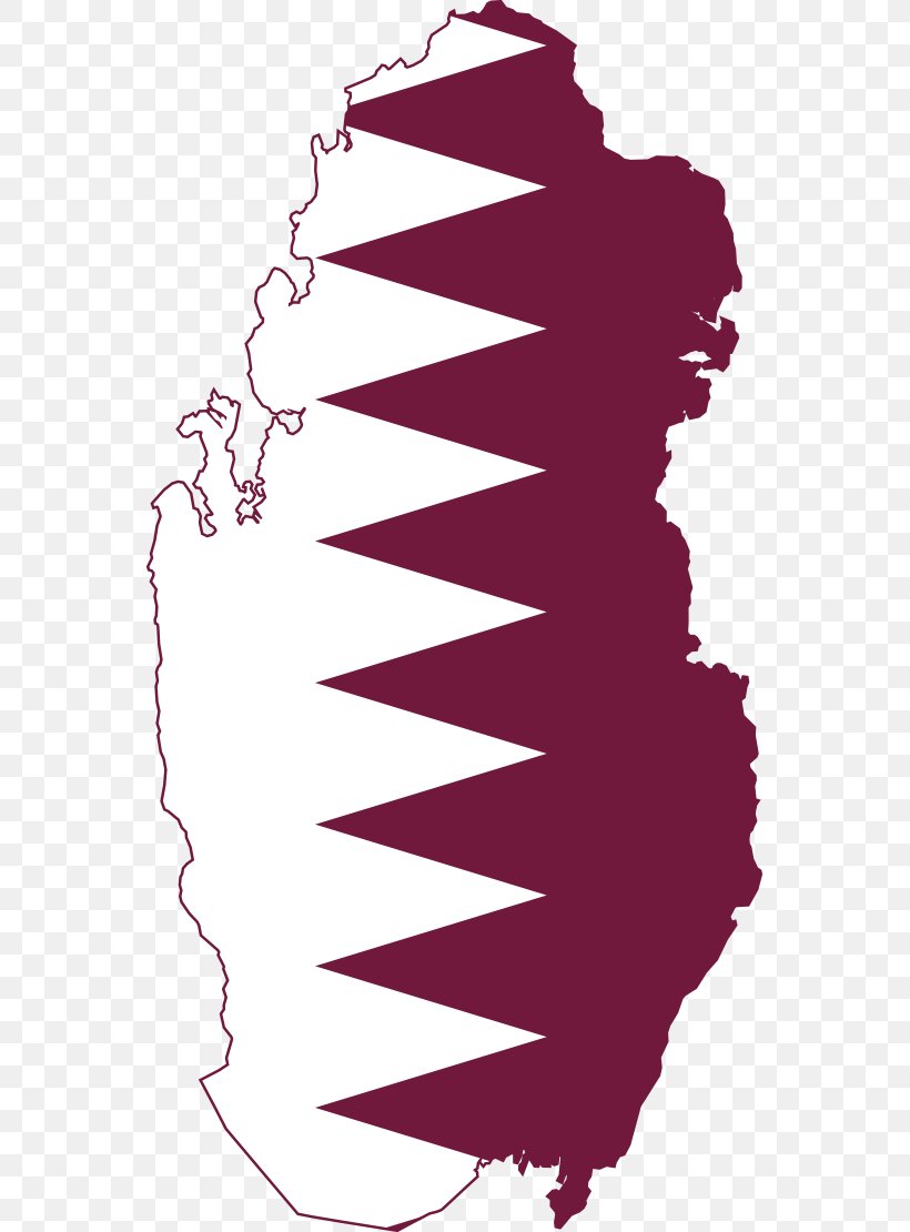 Flag Of Qatar Map, PNG, 555x1110px, Qatar, Area, Blank Map, Flag, Flag Of Qatar Download Free