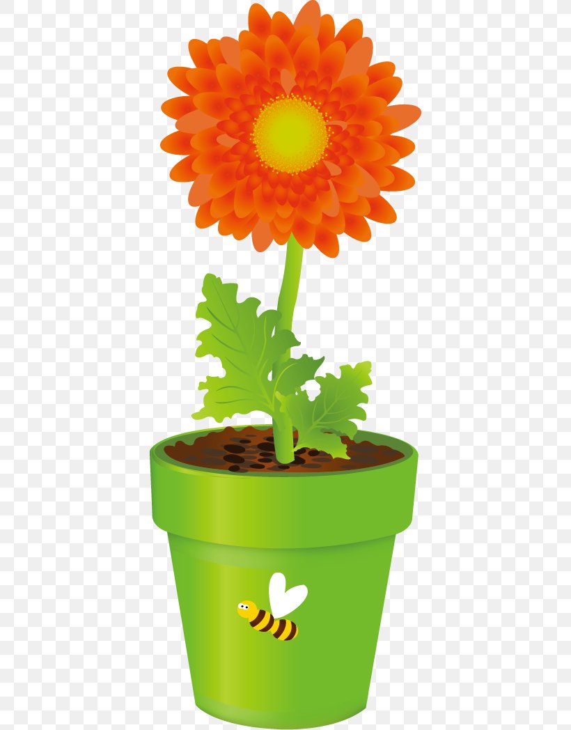 Flowerpot Drawing, PNG, 390x1048px, Flowerpot, Calendula, Common Daisy, Cut Flowers, Daisy Family Download Free