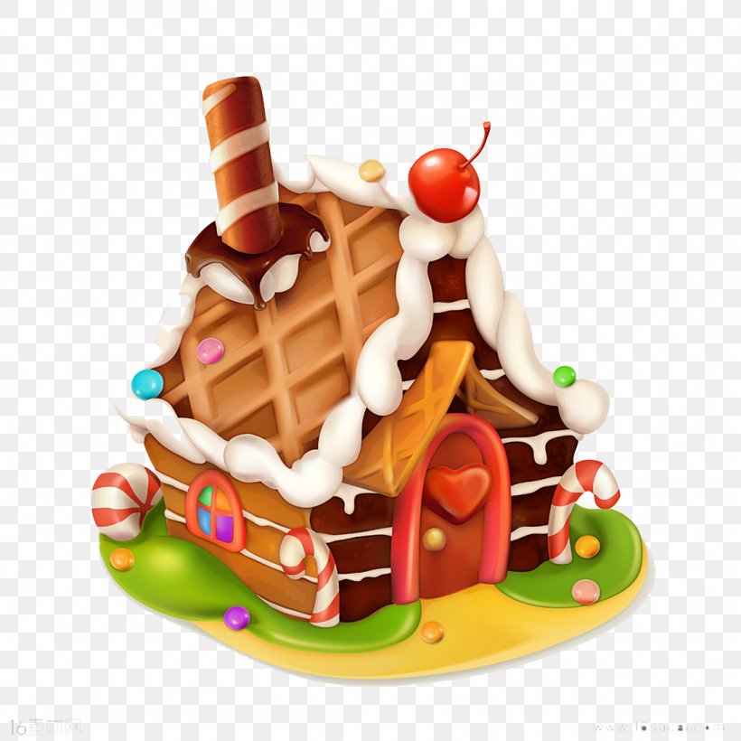 Gingerbread House Cupcake Icing, PNG, 1100x1100px, Gingerbread House, Cake, Candy, Christmas Decoration, Christmas Ornament Download Free