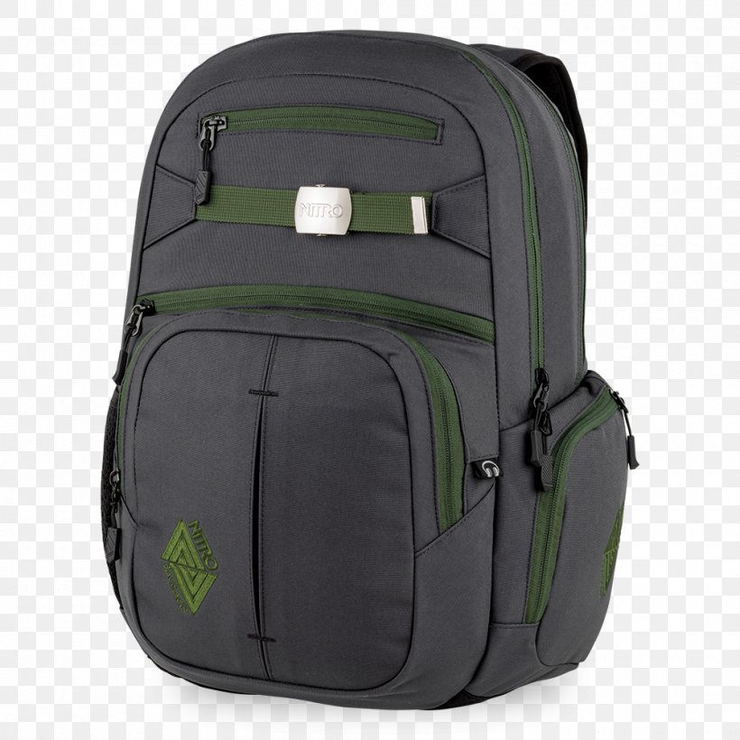 Backpack Laptop Nitro Snowboards Liter Bag, PNG, 1000x1000px, Backpack, Bag, Black, Computer, Hand Luggage Download Free