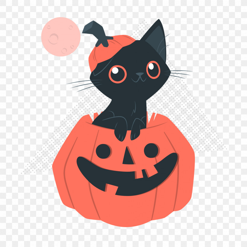 Halloween, PNG, 2000x2000px, Halloween, Black, Black Cat, Black M, Cartoon Download Free