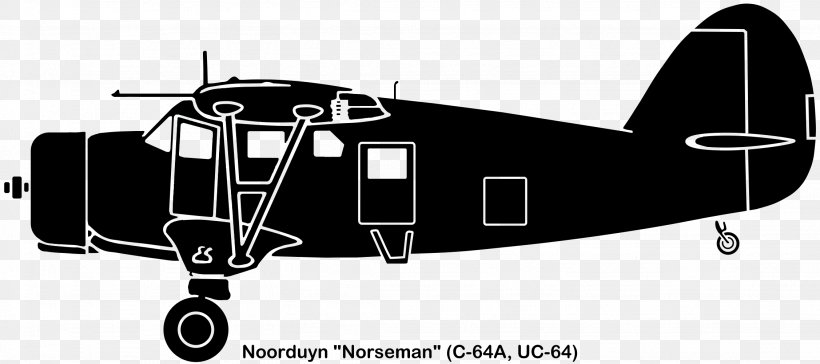 Noorduyn Norseman Airplane Red Lake 2018 Norseman Triathlon Aircraft, PNG, 2254x1003px, Airplane, Aircraft, Aircraft Engine, Aviation, Black And White Download Free
