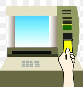 Hand-drawn Vector ATM Machine - Automated Teller Machine Clip Art PNG