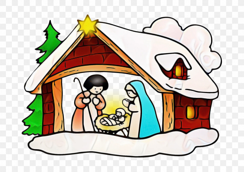 Christmas Decoration, PNG, 1966x1392px, Nativity Scene, Christmas Decoration, Christmas Eve, Hut, Interior Design Download Free