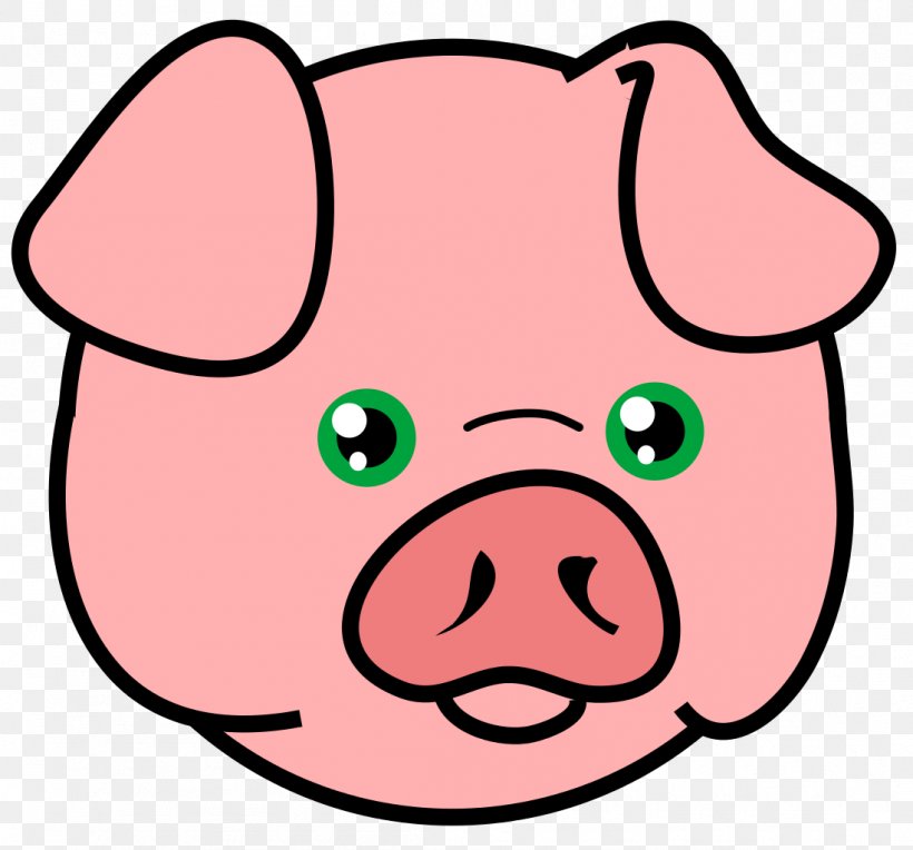 Domestic Pig Clip Art, PNG, 1098x1024px, Pig, Area, Cheek, Cuteness, Domestic Pig Download Free