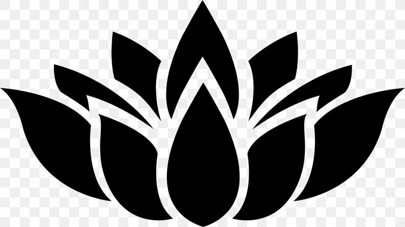 Nelumbo Nucifera Silhouette Flower Clip Art, PNG, 2314x1300px, Nelumbo Nucifera, Black And White, Drawing, Flower, Flowering Plant Download Free