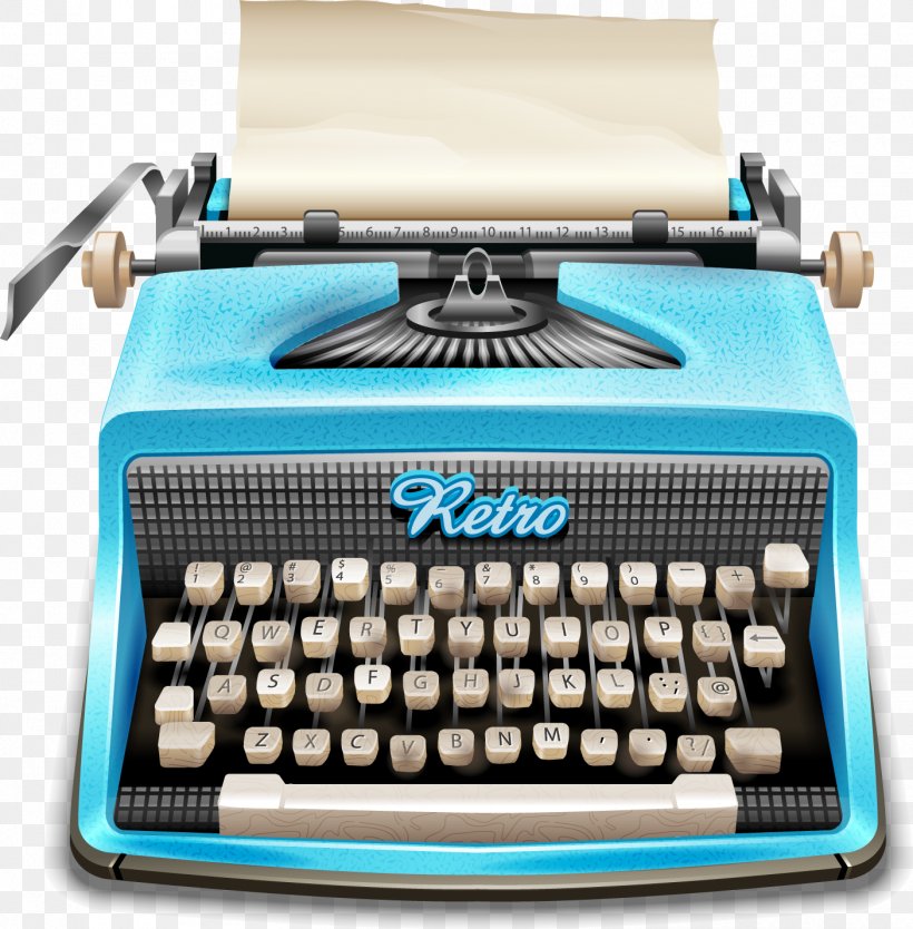 Paper Typewriter Vintage Clothing Retro Style, PNG, 1405x1430px, Paper, Designer, Dribbble, Illustrator, Office Equipment Download Free