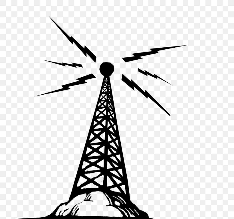 Radio Wave Telecommunications Tower Clip Art, PNG, 748x768px, Watercolor, Cartoon, Flower, Frame, Heart Download Free