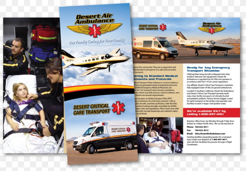 Brochure Advertising Air Medical Services Flyer, PNG, 858x599px, Brochure, Advertising, Air Medical Services, Ambulance, Aviation Download Free