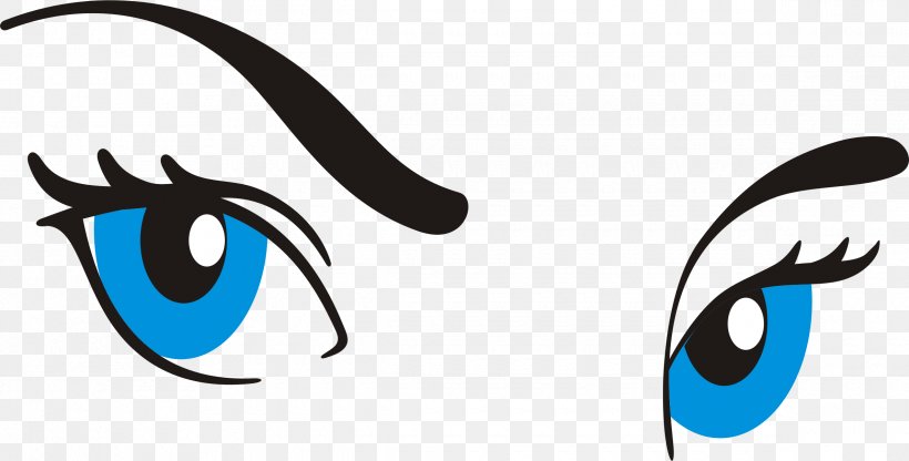 Eye Color Clip Art, PNG, 2380x1208px, Eye, Cartoon, Color, Eye Color, Eyebrow Download Free