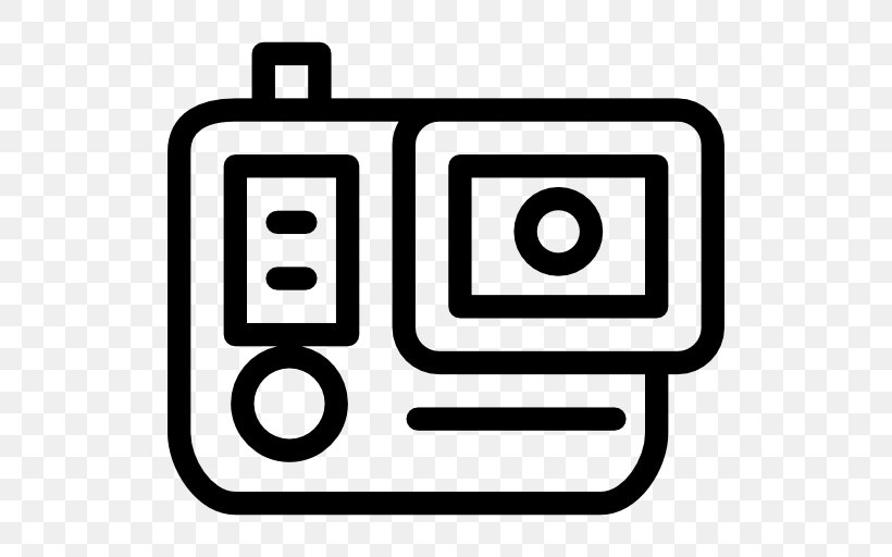 GoPro Camera, PNG, 512x512px, Gopro, Area, Black And White, Brand, Camcorder Download Free
