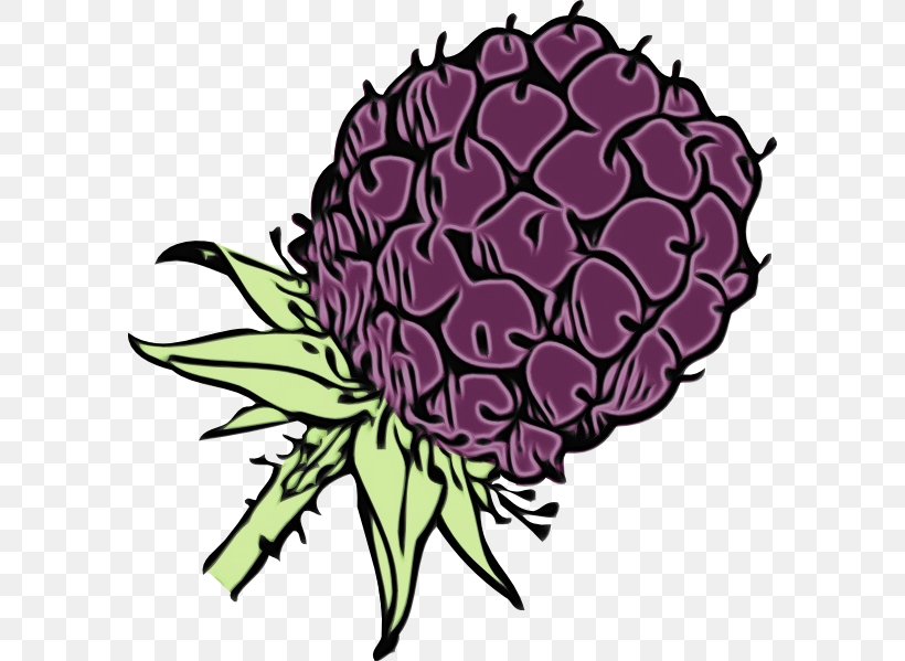 Artichoke Plant Purple Thistle Clip Art, PNG, 588x599px, Watercolor, Artichoke, Cynara, Flower, Flowering Plant Download Free