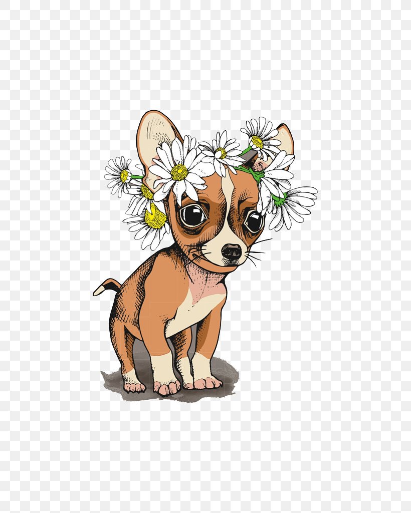 Chihuahua Puppy Euclidean Vector, PNG, 725x1024px, Chihuahua, Carnivoran, Cuteness, Dog, Dog Breed Download Free