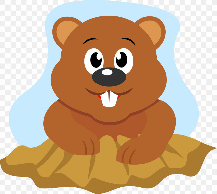 Groundhog Day Happy Groundhog Day Groundhog, PNG, 3000x2685px, Groundhog Day, Animal Figure, Beaver, Brown Bear, Cartoon Download Free