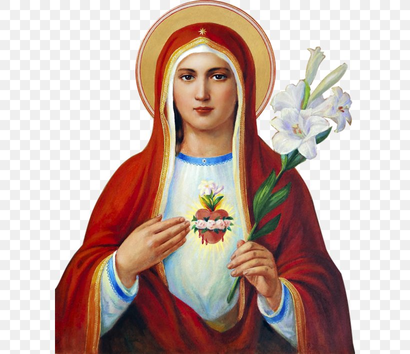 Immaculate Heart Of Mary Sacred Heart Feast Of The Immaculate Conception, PNG, 600x708px, Mary, Angel, Art, Artwork, Drawing Download Free