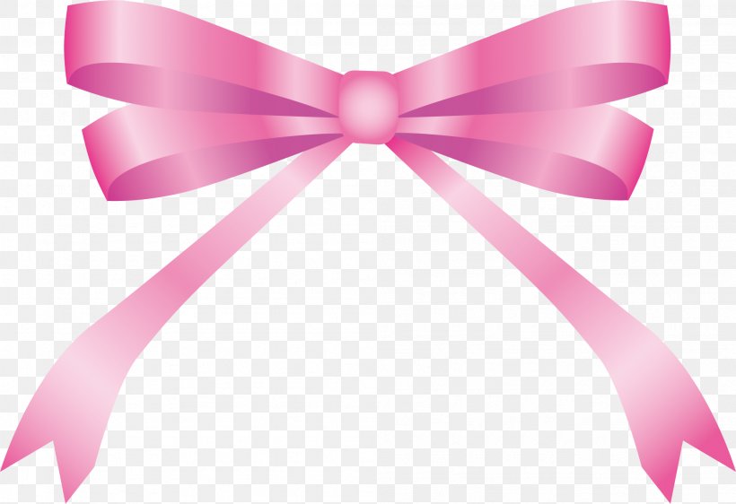 Pink Ribbon Bow Tie, PNG, 2001x1372px, Pink, Bow Tie, Computer Graphics, Designer, Magenta Download Free