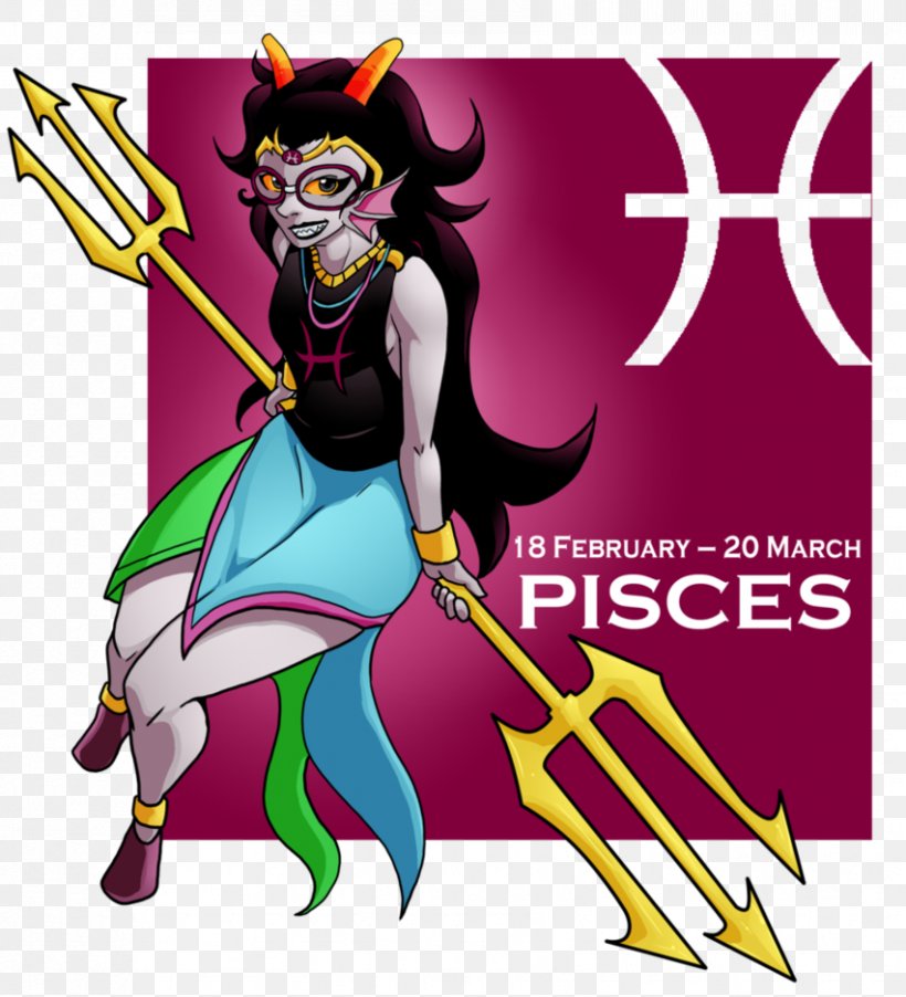 Pisces Homestuck Zodiac Virgo Symbol, PNG, 852x938px, Pisces, Aquarius, Art, Capricorn, Cartoon Download Free