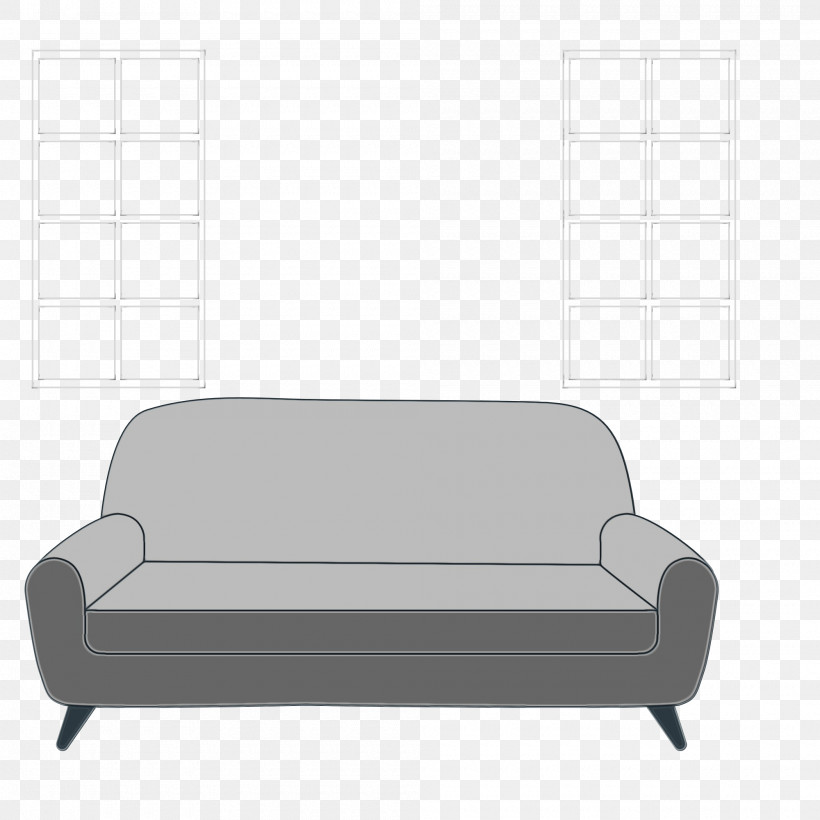 Sofa Bed Table Loveseat Chair Couch, PNG, 2000x2000px, Watercolor, Angle, Bed, Chair, Couch Download Free