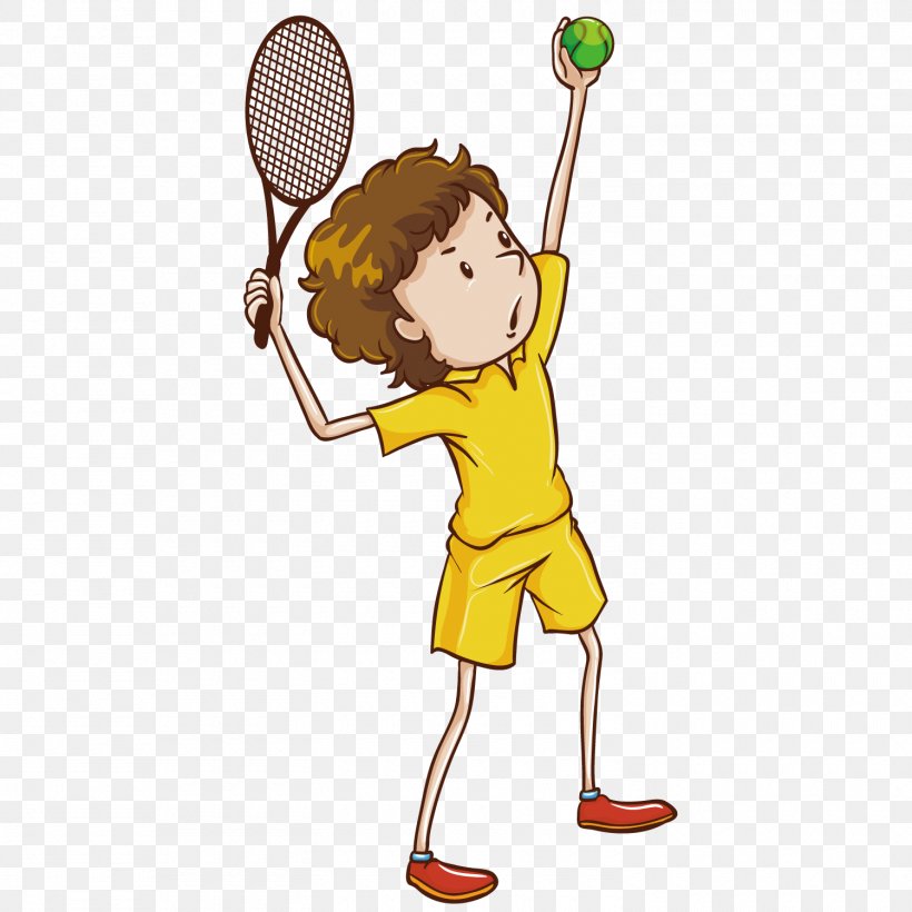 Tennis Player Stock Photography Illustration, PNG, 1500x1500px, Tennis, Athlete, Ball, Cartoon, Child Download Free