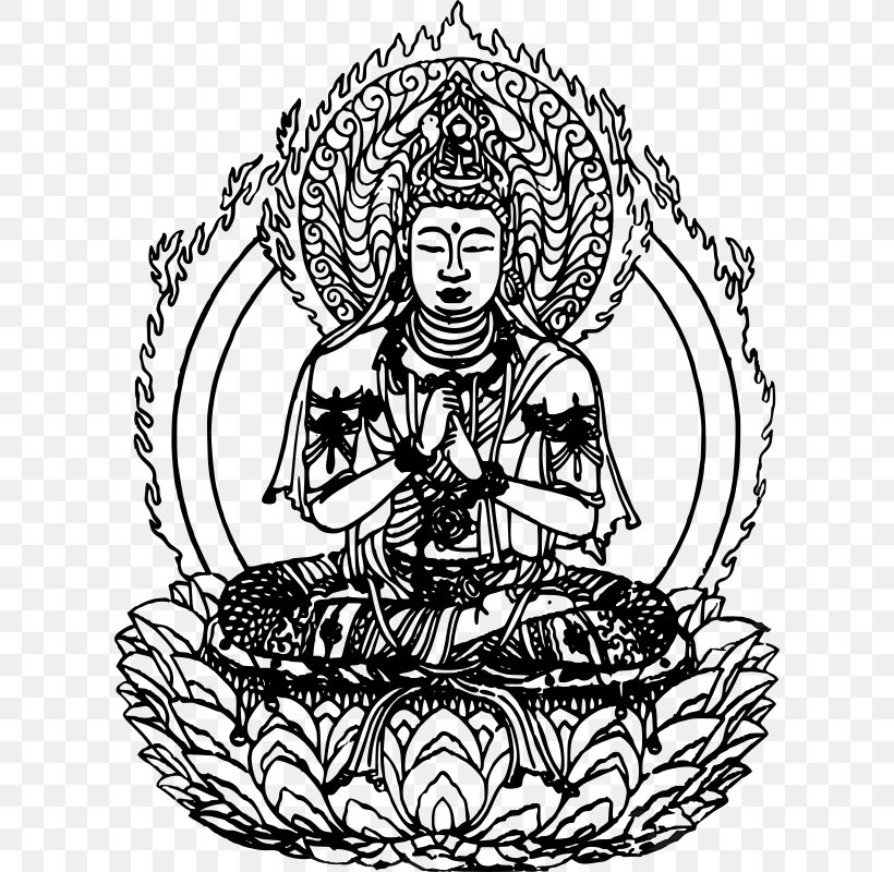 Buddhism Drawing Daibutsu Buddharupa, PNG, 610x800px, Buddhism, Art, Artwork, Bhaisajyaguru, Black And White Download Free
