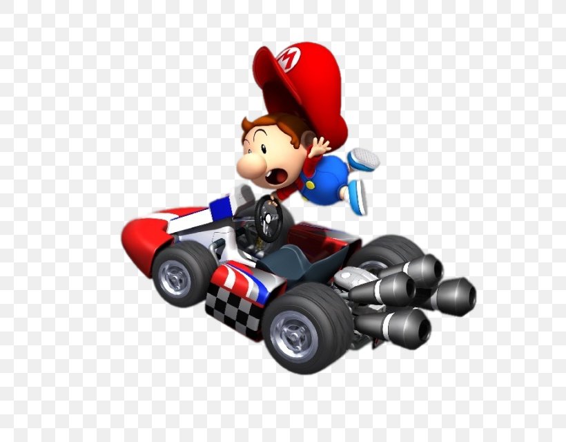 Mario Kart 7 Mario Kart Wii Mario Kart: Double Dash Mario Kart: Super Circuit, PNG, 640x640px, Mario Kart 7, Baby Mario, Car, Figurine, Luigi Download Free