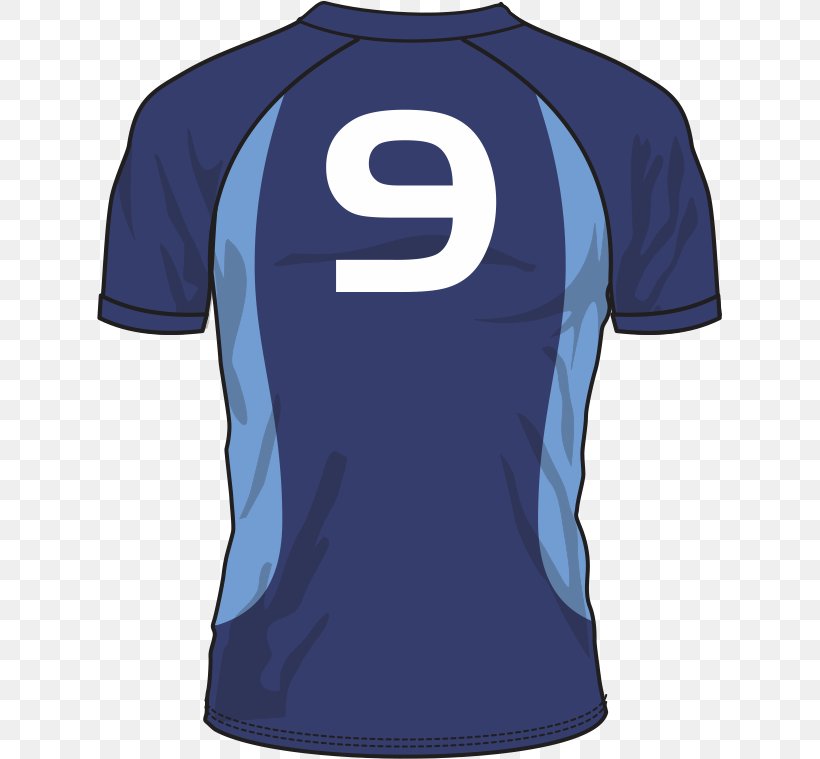 Sports Fan Jersey T-shirt Logo Sleeve, PNG, 625x759px, Sports Fan Jersey, Active Shirt, Blue, Clothing, Electric Blue Download Free