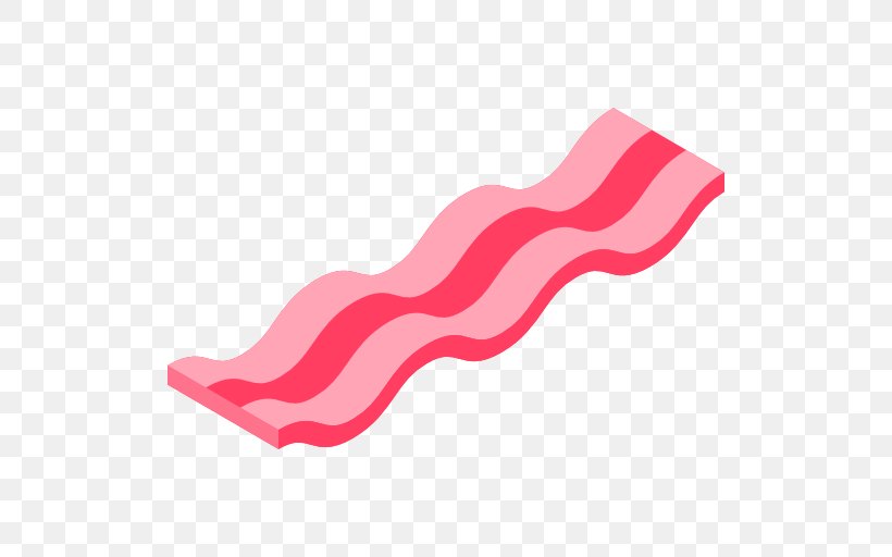 Bacon Food, PNG, 512x512px, Bacon, Canning, Food, Magenta, Pink Download Free