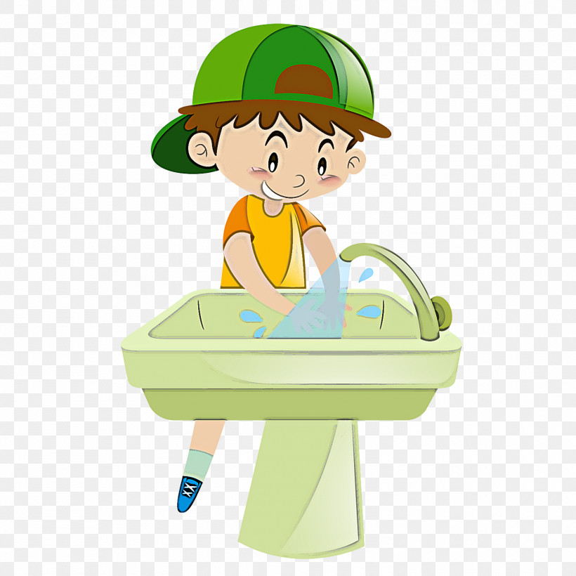 Cartoon Green Child Cleanliness, PNG, 1500x1500px, Cartoon, Child, Cleanliness, Green Download Free