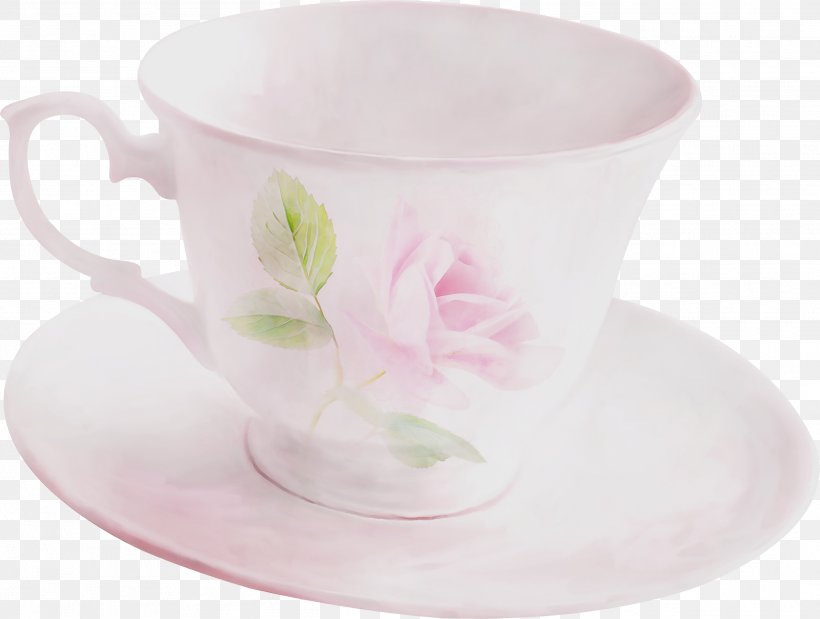 Pink Flower Cartoon, PNG, 2613x1974px, Coffee Cup, Ceramic, Cup, Dishware, Drinkware Download Free