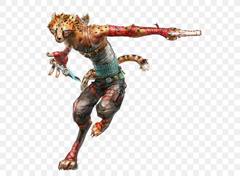 Cheetah Tabaxi Felidae Concept Art, PNG, 600x600px, Cheetah, Action Figure, Animal, Art, Catfolk Download Free