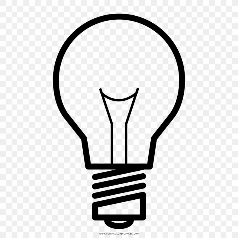 Drawing Compact Fluorescent Lamp Incandescent Light Bulb Forma-re-te, PNG, 1000x1000px, Drawing, Black, Black And White, Coloring Book, Compact Fluorescent Lamp Download Free
