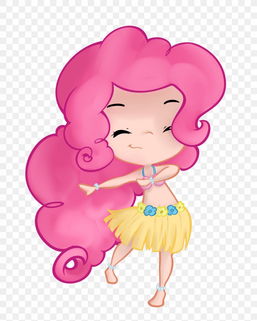 Hula Rarity Dance Pinkie Pie Grass Skirt, PNG, 883x1103px, Hula, Art, Beauty, Bracelet, Cartoon Download Free